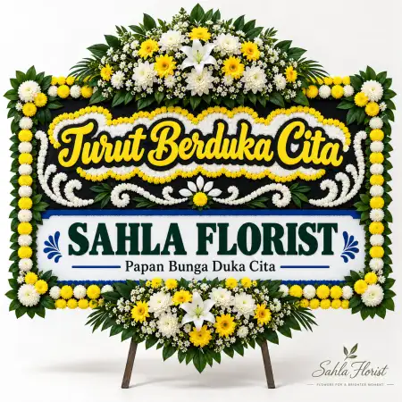 Papan Bunga Duka Wonoasih