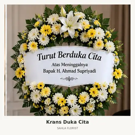 Krans Bunga Duka Wonoasih